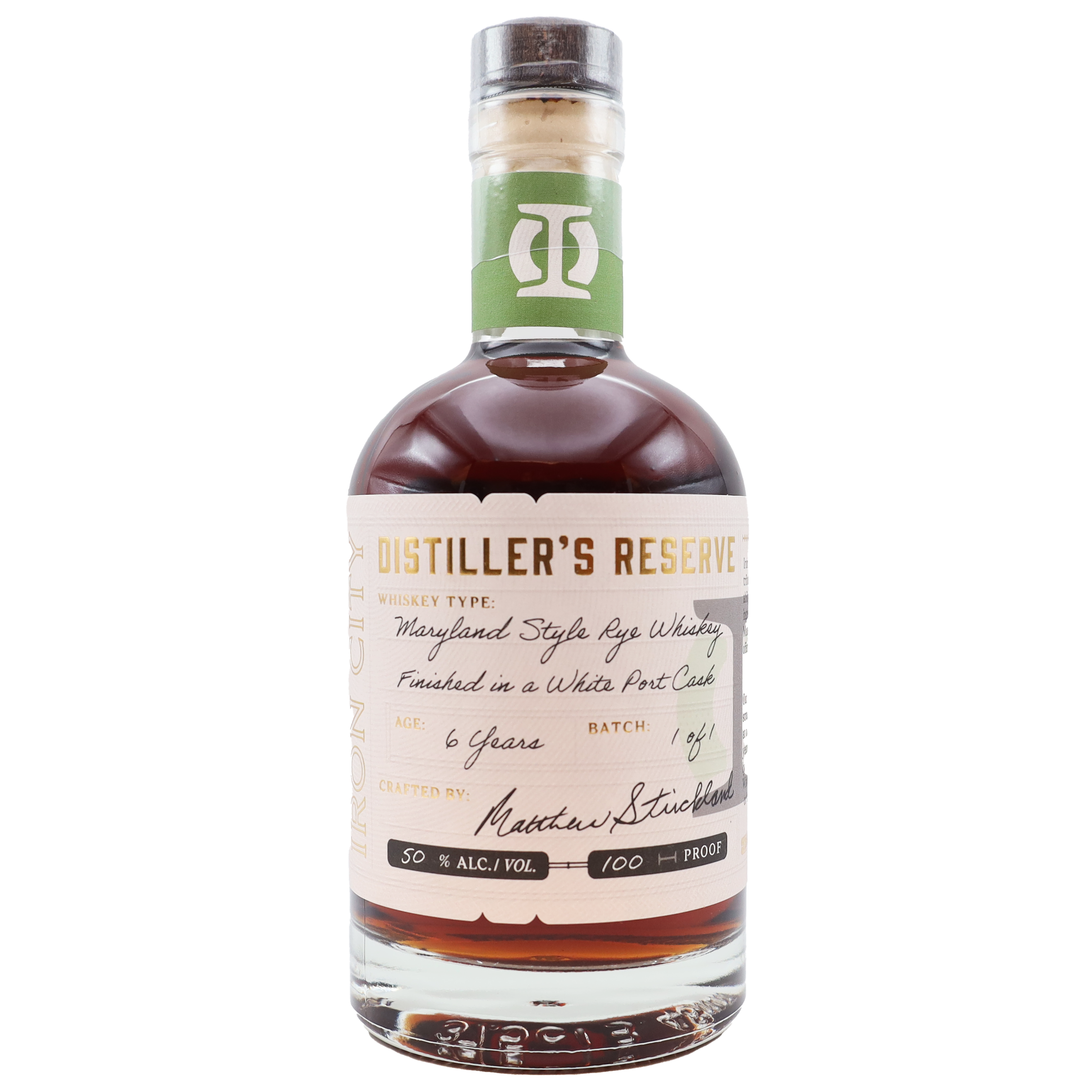 Iron City Distilling Iron City Distiller's Reserve Maryland Rye White Port Cask Finish
